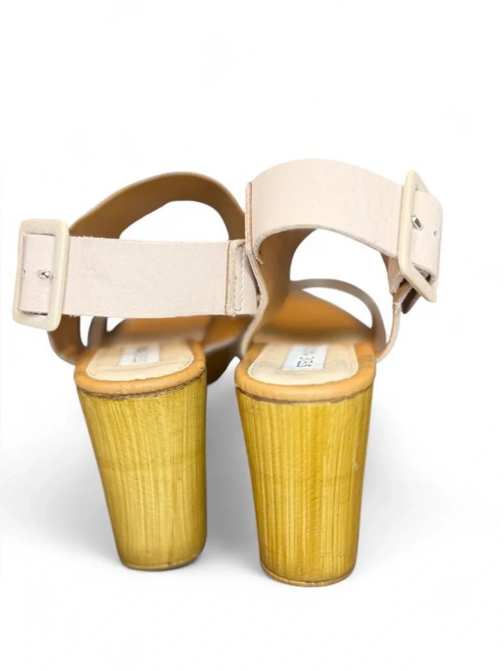 Steve Madden Nylee Leather Platform Wedge Sandals, Size 8.